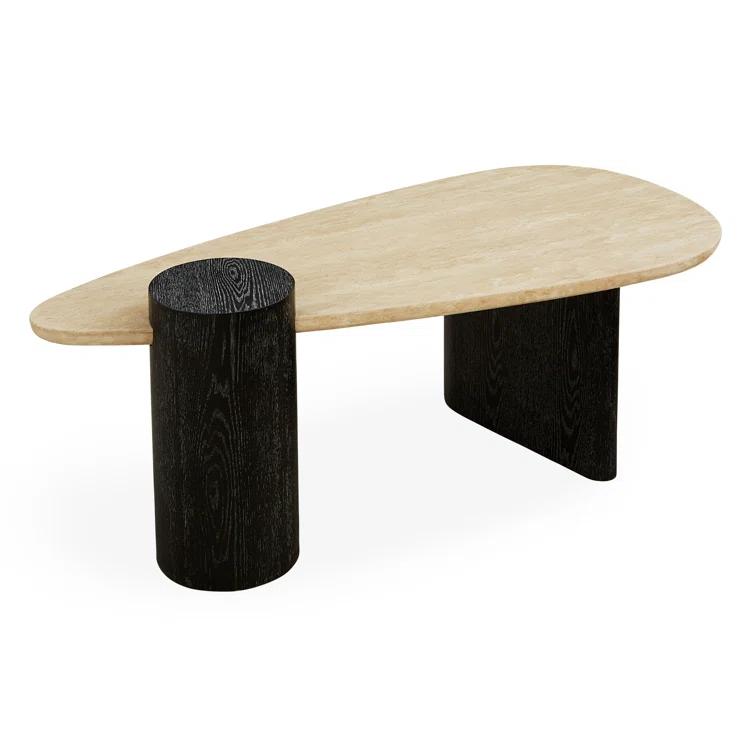 Jonathan Adler Oeuf Stone Top Coffee Table