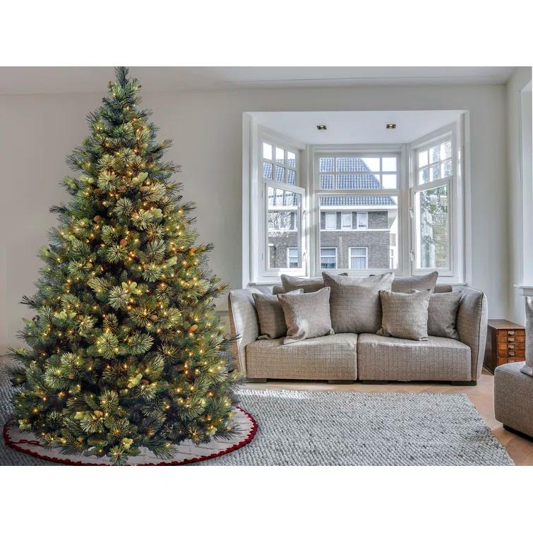 7.5' Prelit Carolina Pine Artificial Christams Tree Clear Lights - National Tree Company