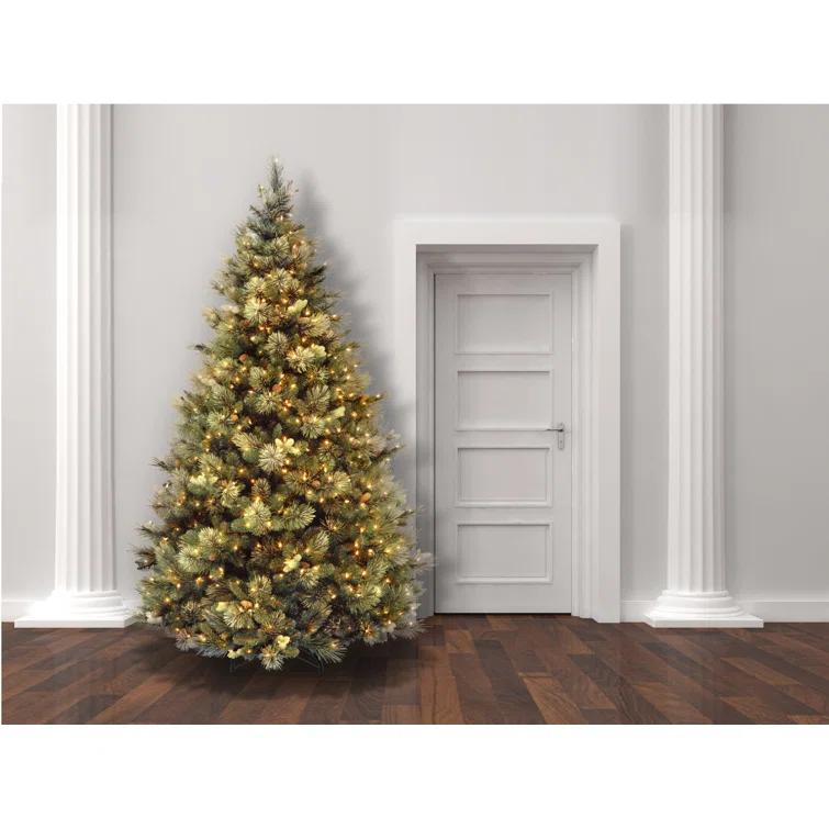 7.5' Prelit Carolina Pine Artificial Christams Tree Clear Lights - National Tree Company