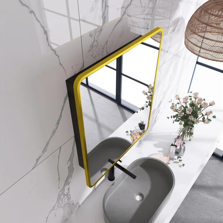 Medicine Cabinet with Mirror 2 Shelves