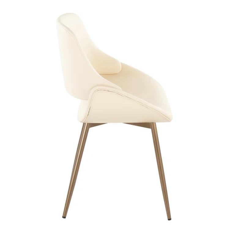 19.25'' H Faux Leather Upholstered Side Chair