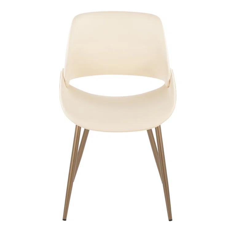 19.25'' H Faux Leather Upholstered Side Chair