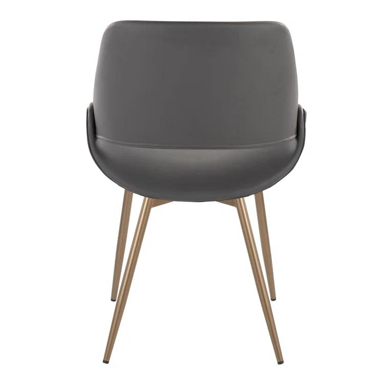 19.25'' H Faux Leather Upholstered Side Chair