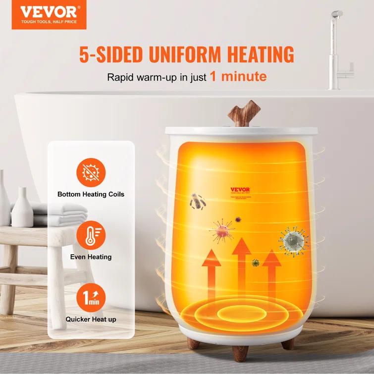 VEVOR MJJRTBS20LZSPPM89V1 Towel Warmer Bucket Towel Warmer