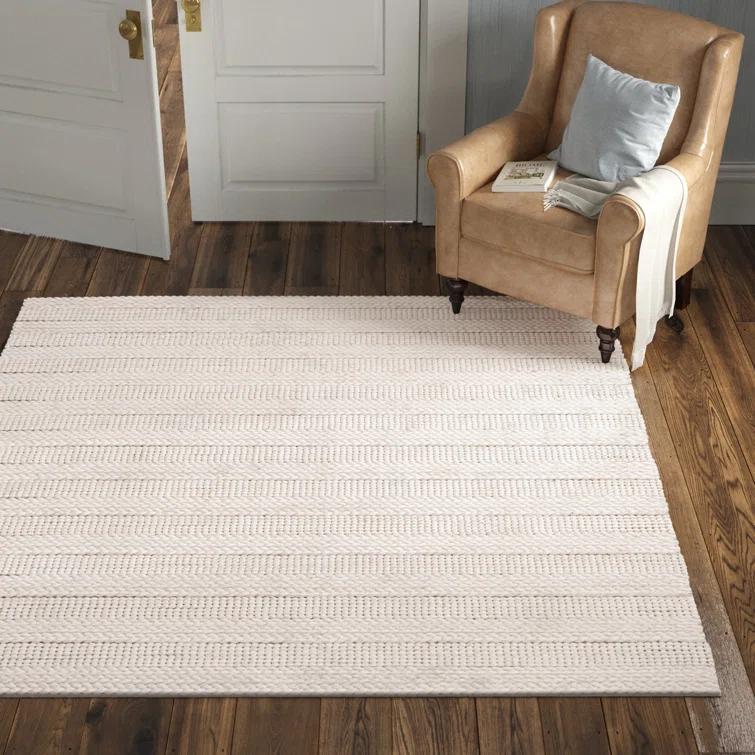 Natural Fiber NF212 Hand Woven Indoor Area Rug - Bleach - 6'x6' - Safavieh