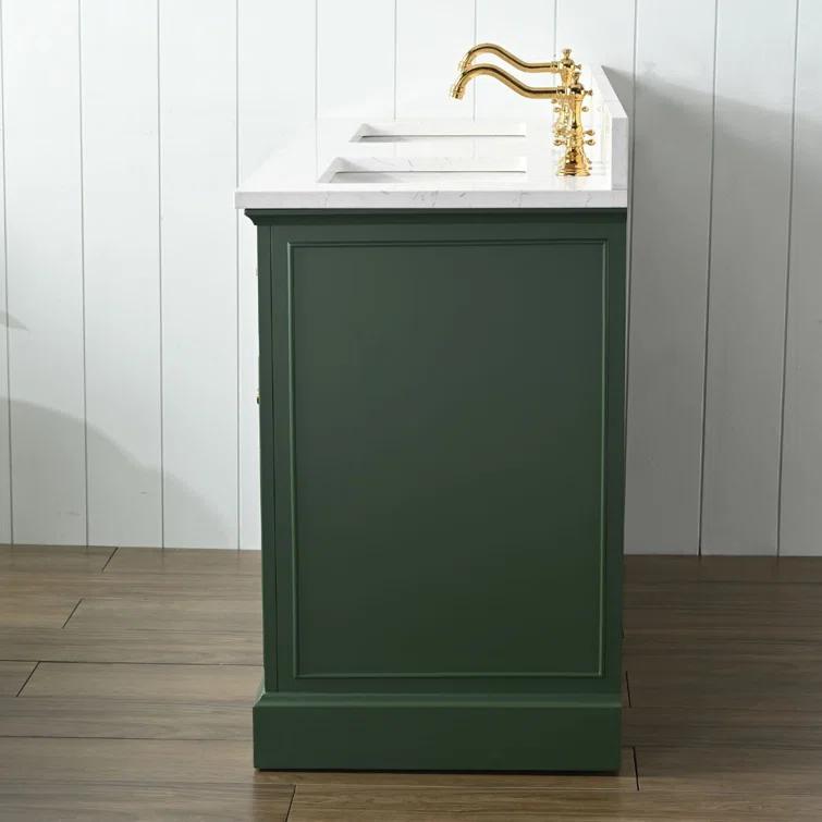 Sudio Design Thompson 54" W Double Bathroom Vanity & Reviews | Perigold