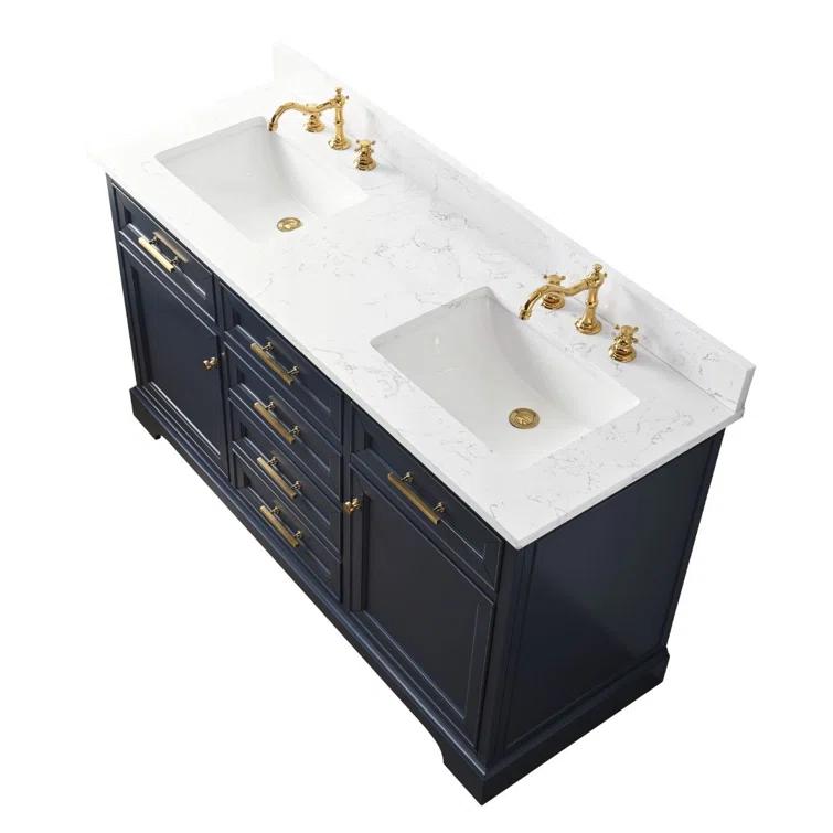 Sudio Design Thompson 60" Double Vanity & Reviews | Perigold