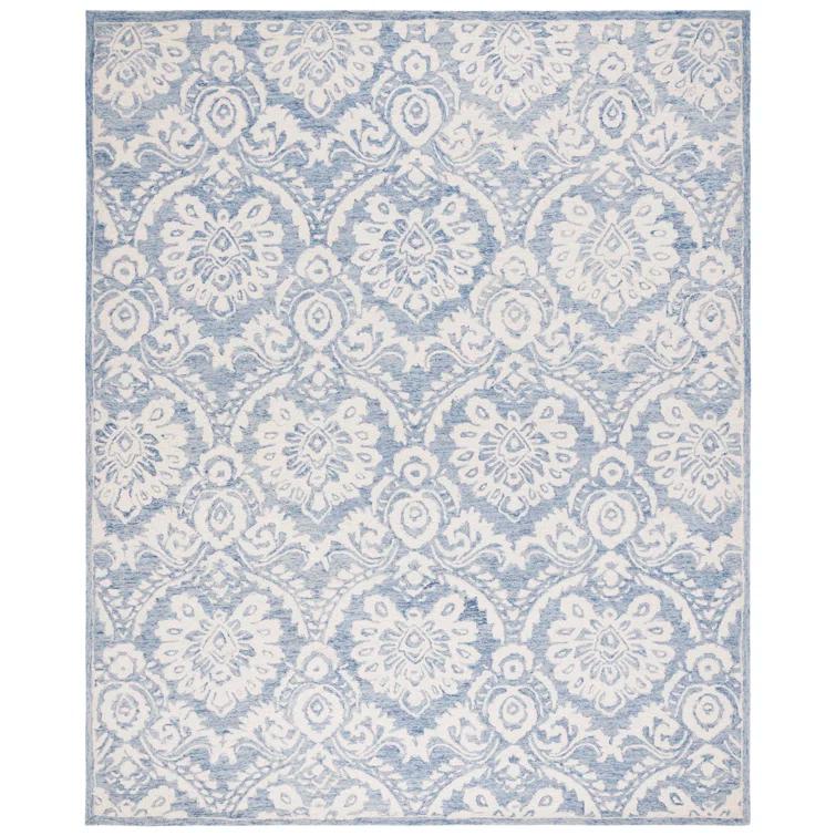 Tansy Wool Blue/Ivory Rug