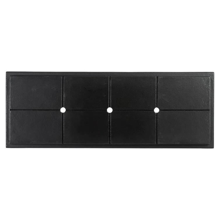 Milan Tall 46 in. x 17 in. Sandstone Granite Composite Trough
