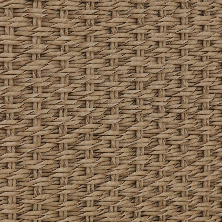 Sylvan Beige Woven Outdoor 2-Piece Sectional with Left Chaise