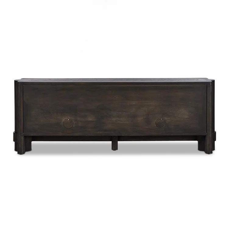 Sylvie 89'' Dark Oak Sideboard with Wrap Stretchers