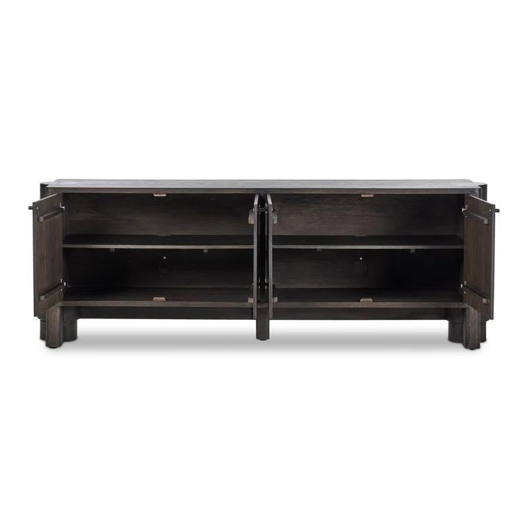 Sylvie 89'' Dark Oak Sideboard with Wrap Stretchers