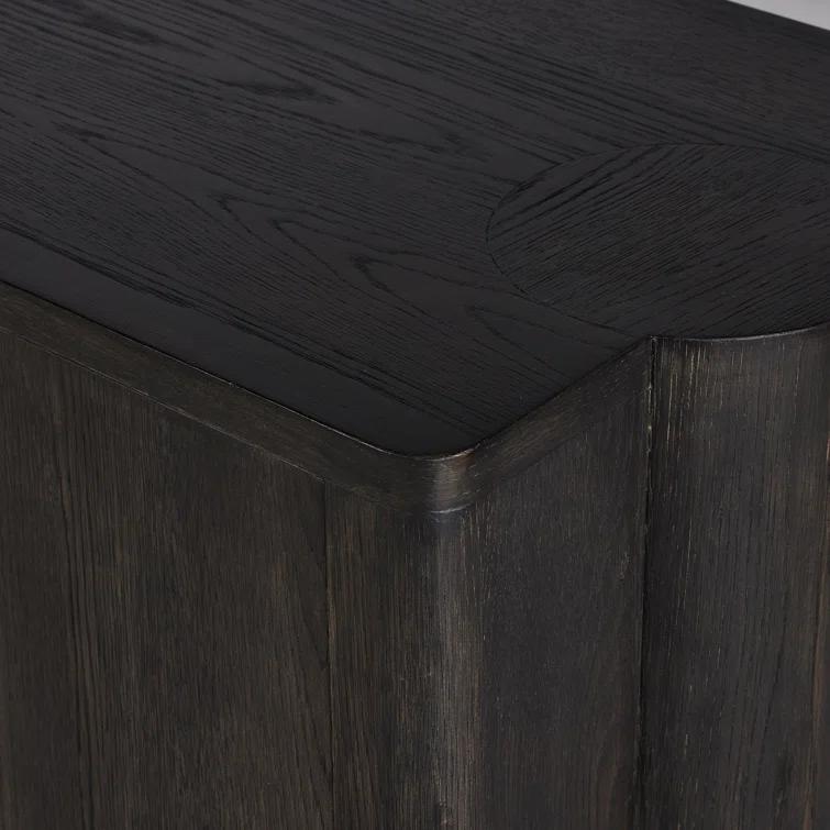 Sylvie 89'' Dark Oak Sideboard with Wrap Stretchers