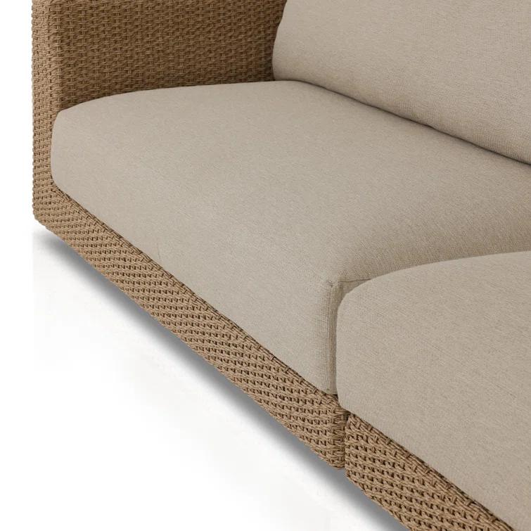 Sylvan Beige Woven Frame 2-Piece Outdoor Sectional