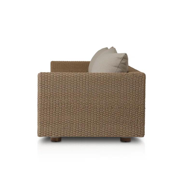 Sylvan Beige Woven Frame 2-Piece Outdoor Sectional