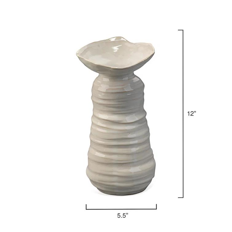 Jamie Young Company Marine Ceramic Table Vase