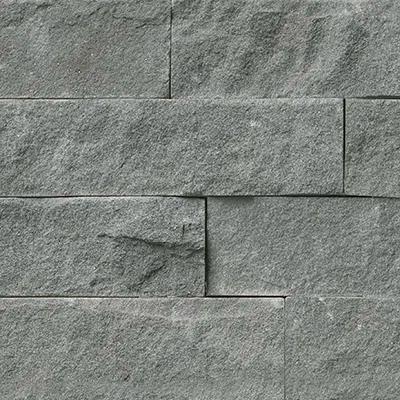 6" x 18" Stacked Natural Stone Ledger Panel Corner Wall Tile