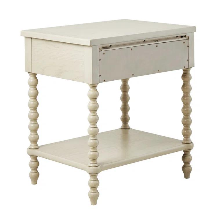 Beckett One Drawer Solid Wood Nightstand
