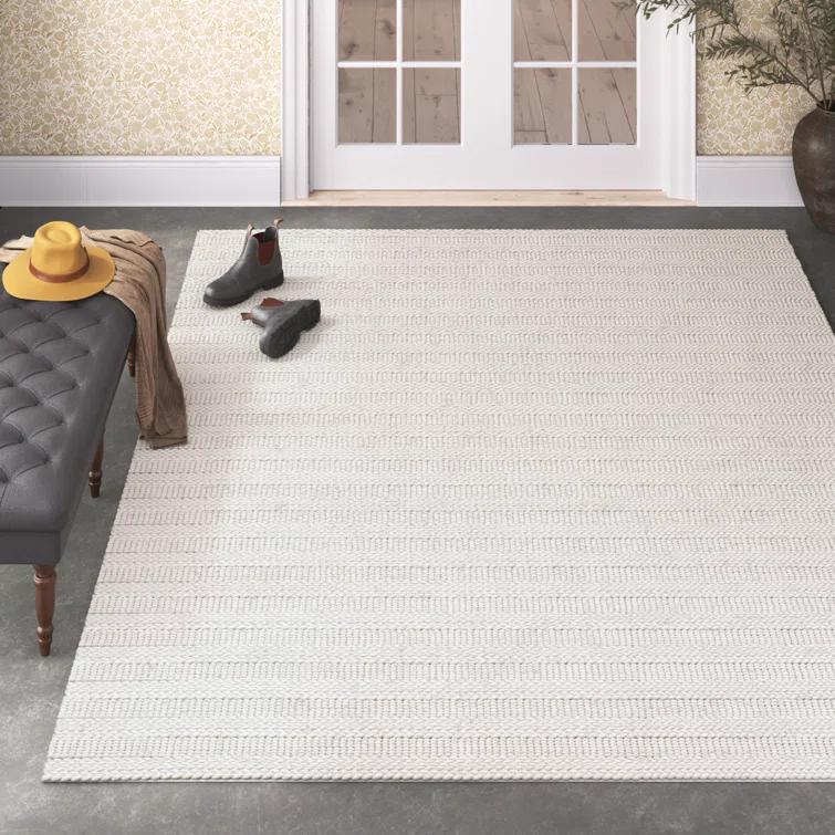 Natural Fiber NF829 Hand Woven Area Rug - Natural/Ivory - 3'x5' - Safavieh.