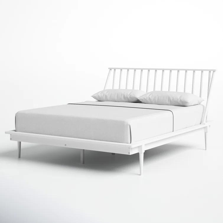 Henline Solid Wood Platform Spindle Bed