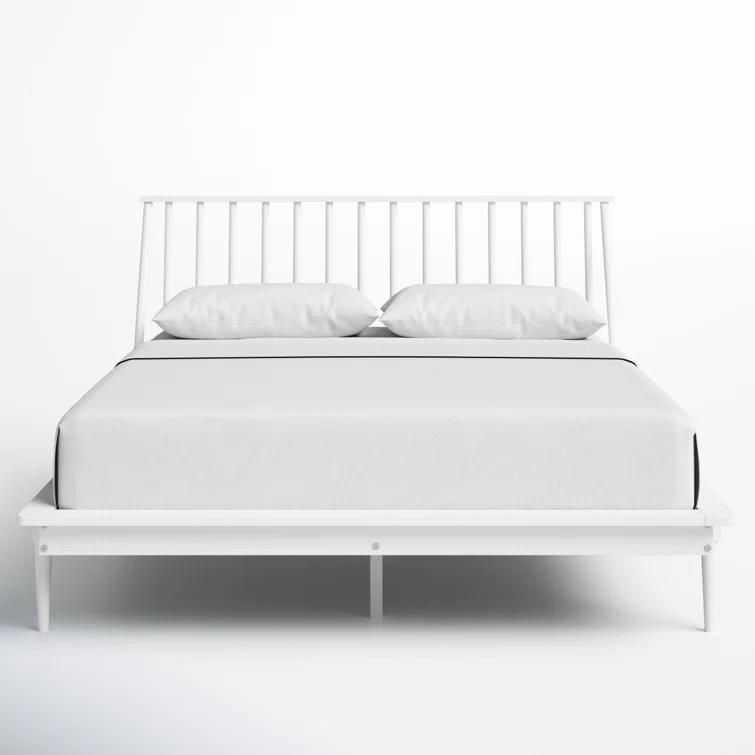 Henline Solid Wood Platform Spindle Bed
