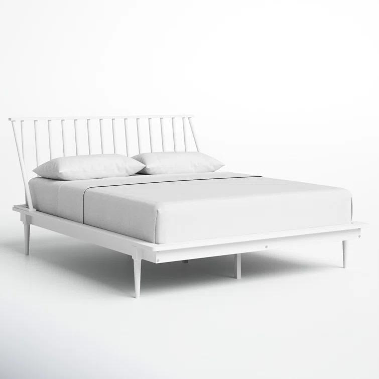 Henline Solid Wood Platform Spindle Bed