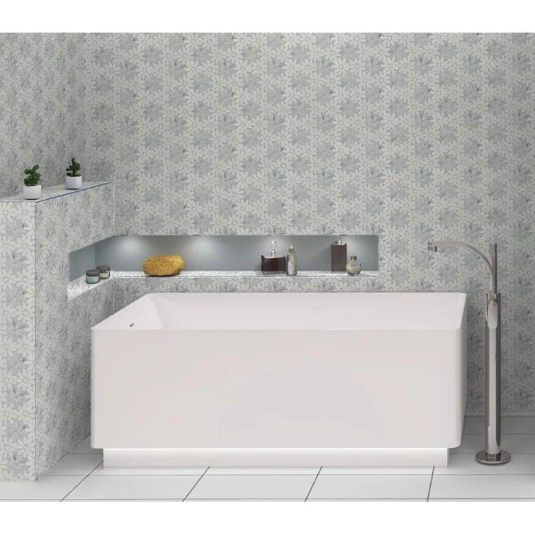 Fresh Novelty Flower Polished Natural Stones Wall & Floor Mosaic Tile