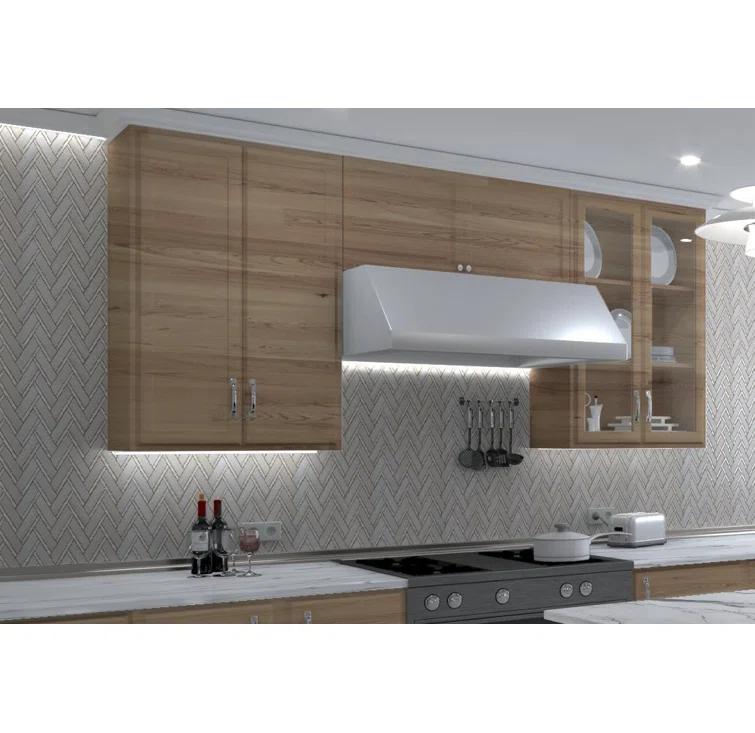 Skylar Stone and Mirror Glass Mosaic Shower Walls, Kitchen Backsplash, Wall and Floor Tile