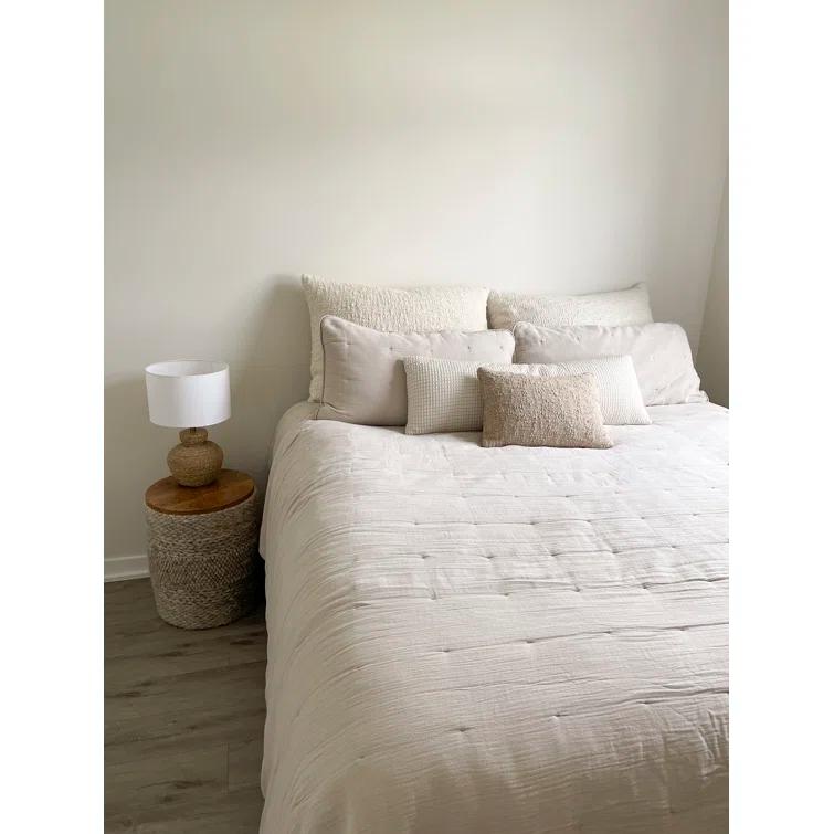Anaya Cotton Reversible Throw Pillow