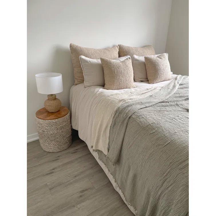 Anaya Cotton Reversible Throw Pillow