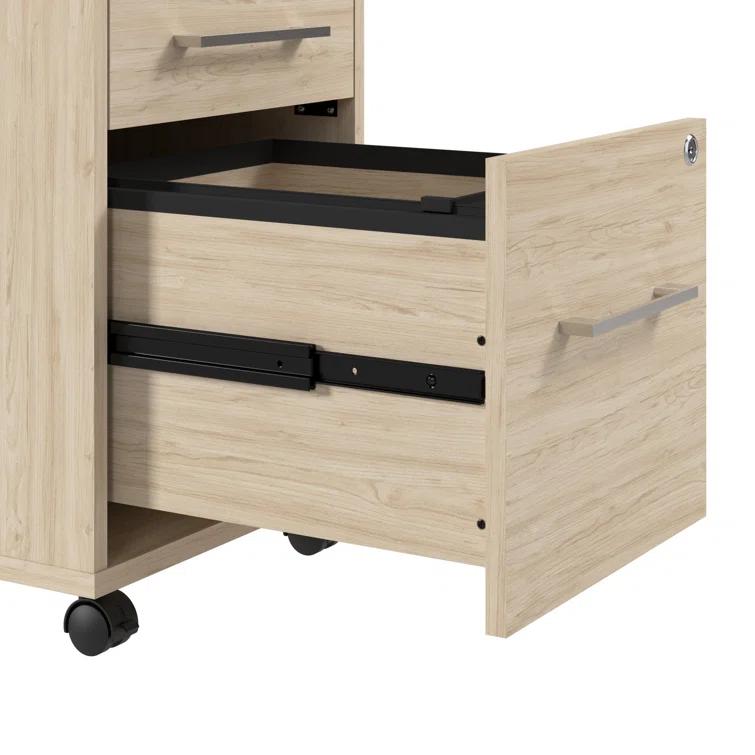 Bush Business Furniture Hustle 60W X 30D Computer Desk And Storage Cabinet With Drawers And Shelves