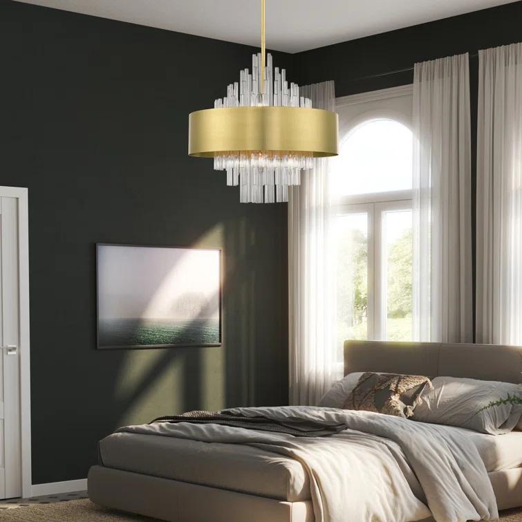 8 - Light Drum Chandelier