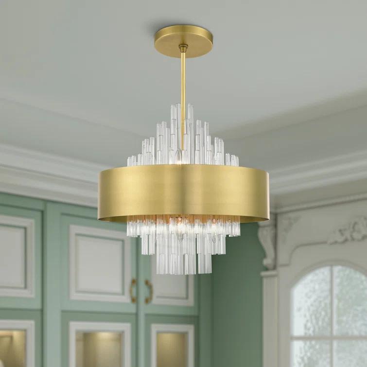 8 - Light Drum Chandelier