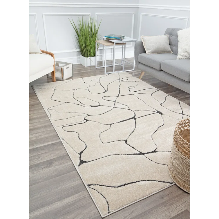 Cadence Contemporary Marble Area Rug