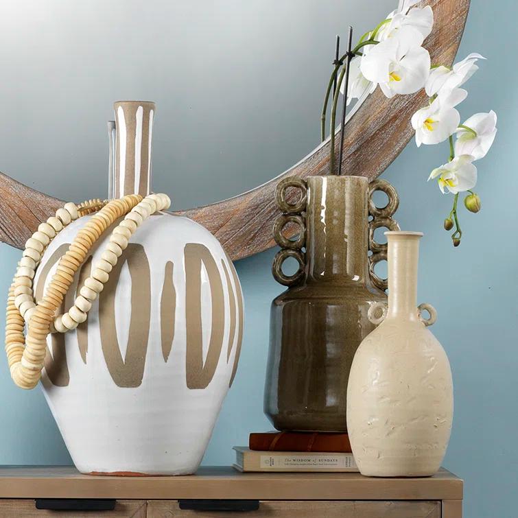Babar 12'' Handmade Ceramic Table Vase