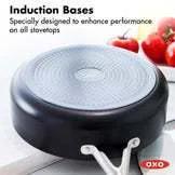 OXO Agility Non-Stick Aluminum Saute Pan with Lid