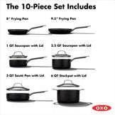 OXO OXO Agility Ceramic Nonstick 10 Piece Cookware Set