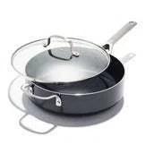 OXO Agility Non-Stick Aluminum Saute Pan with Lid