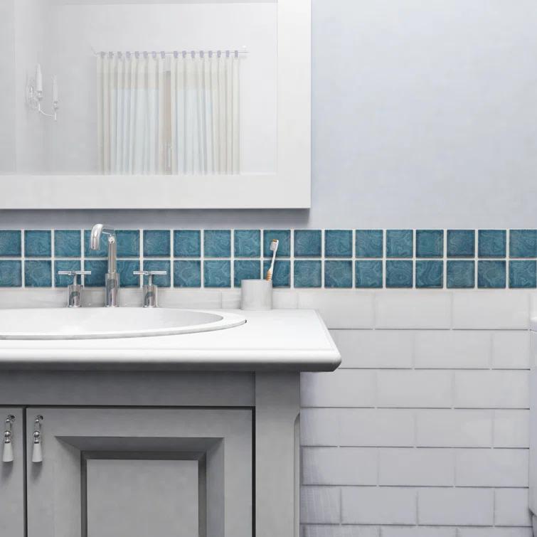 Resort 12 " x 12 " Porcelain Mosaic Floor & Wall Tile