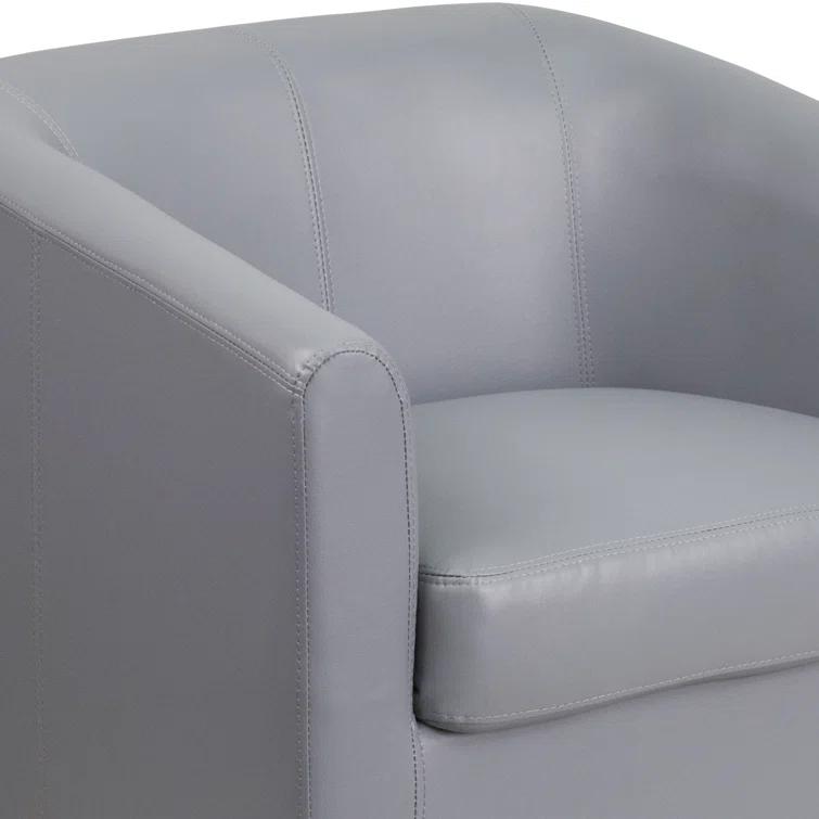 Flash Furniture Katie LeatherSoft Lounge Chair with Sloping Arms