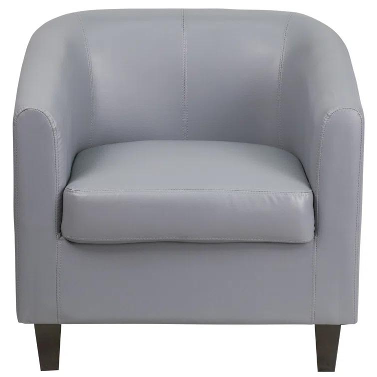Flash Furniture Katie LeatherSoft Lounge Chair with Sloping Arms