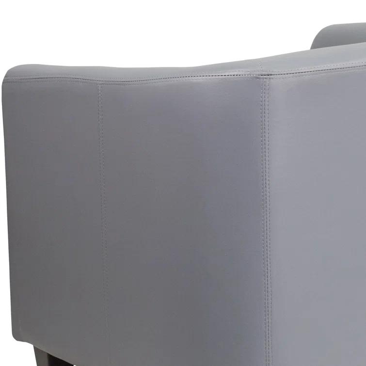 Flash Furniture Katie LeatherSoft Lounge Chair with Sloping Arms