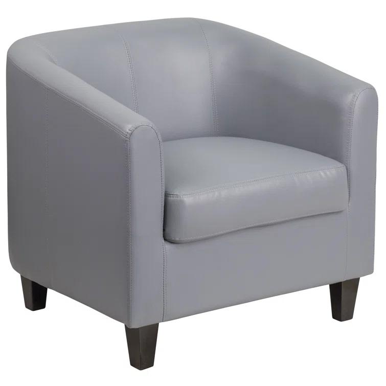 Flash Furniture Katie LeatherSoft Lounge Chair with Sloping Arms