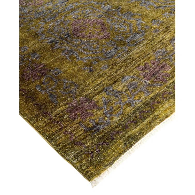 Fine Vibrance One-of-a-Kind 7' 10" X 10' 6" Hand Knotted Area Rug
