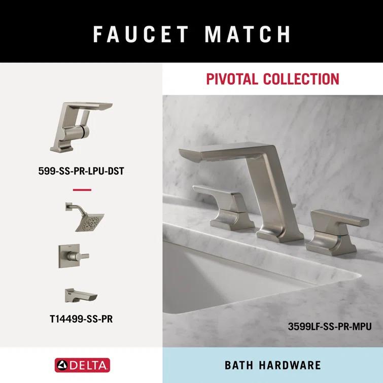Pivotal Wall Mount Single Post Toilet Paper Holder with Shelf Bath Hardware Accessory