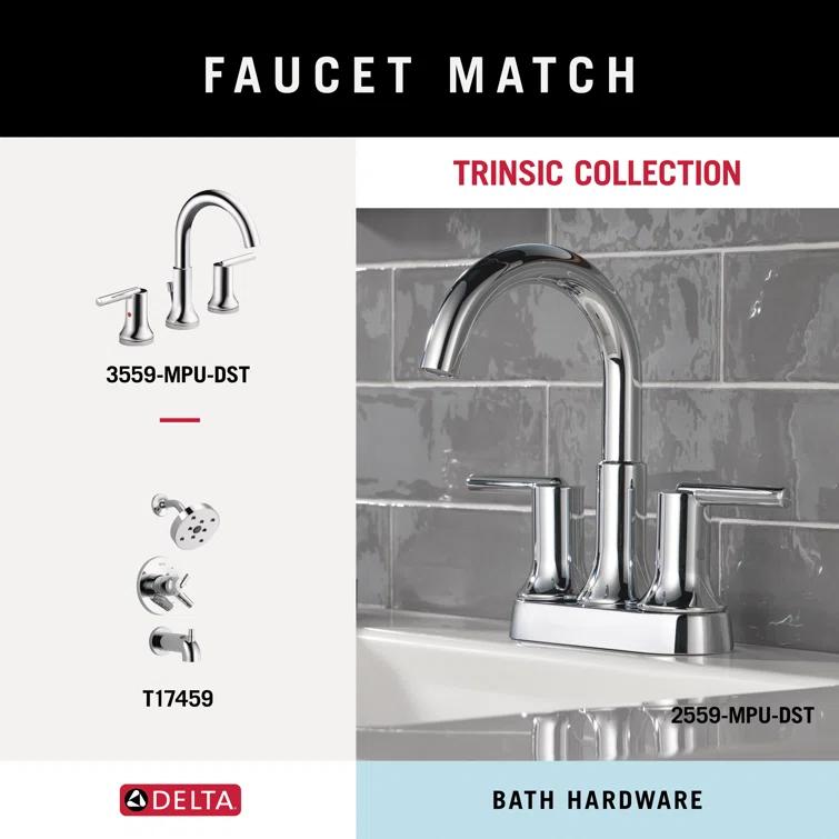 Trinsic Wall Mount Square Open Towel Ring Bath Hardware Accessory