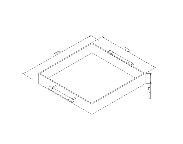 Tortoise Plastic / Acrylic Tray