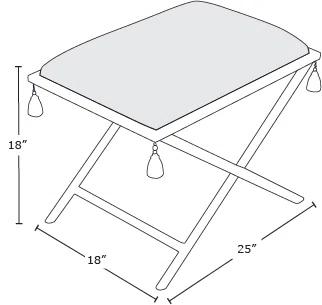 Port 68 Madcap Cottage Steel Accent Stool