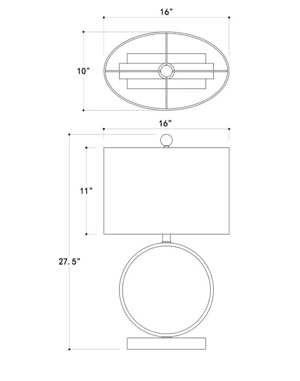 Port 68 Megan Table Lamp