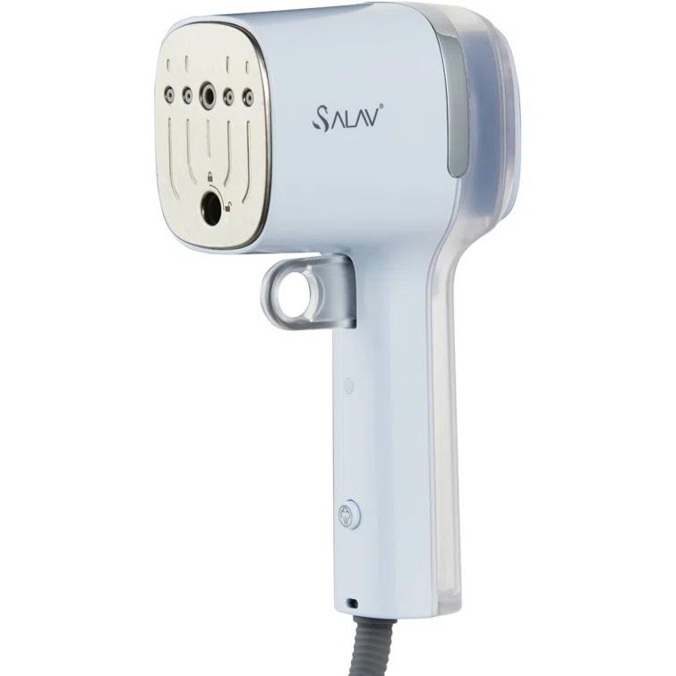 SALAV Quicksteam Travel Garment Steamer with 10-Second Heating Time and Brush Creaser Attachment